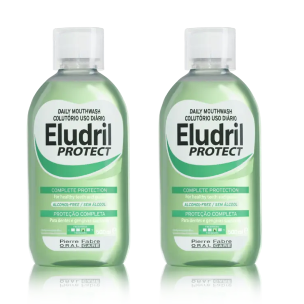 Eludril Protect - Colutório Uso Diário Proteção Completa 500mlx2 - 70% Desconto